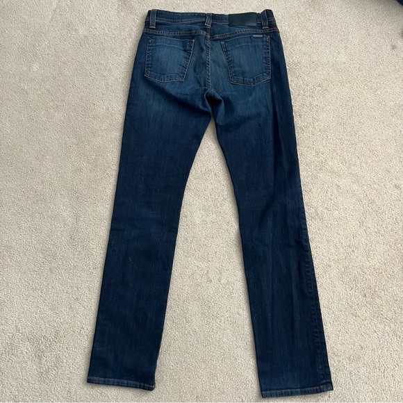 Fidelity Denim Jimmy Slim Comfort Stretch Jeans in Clampdown Dark Wash - Picture 2 of 11